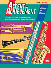 Accent on Achievement, Book 3 Flute band method book cover Thumbnail